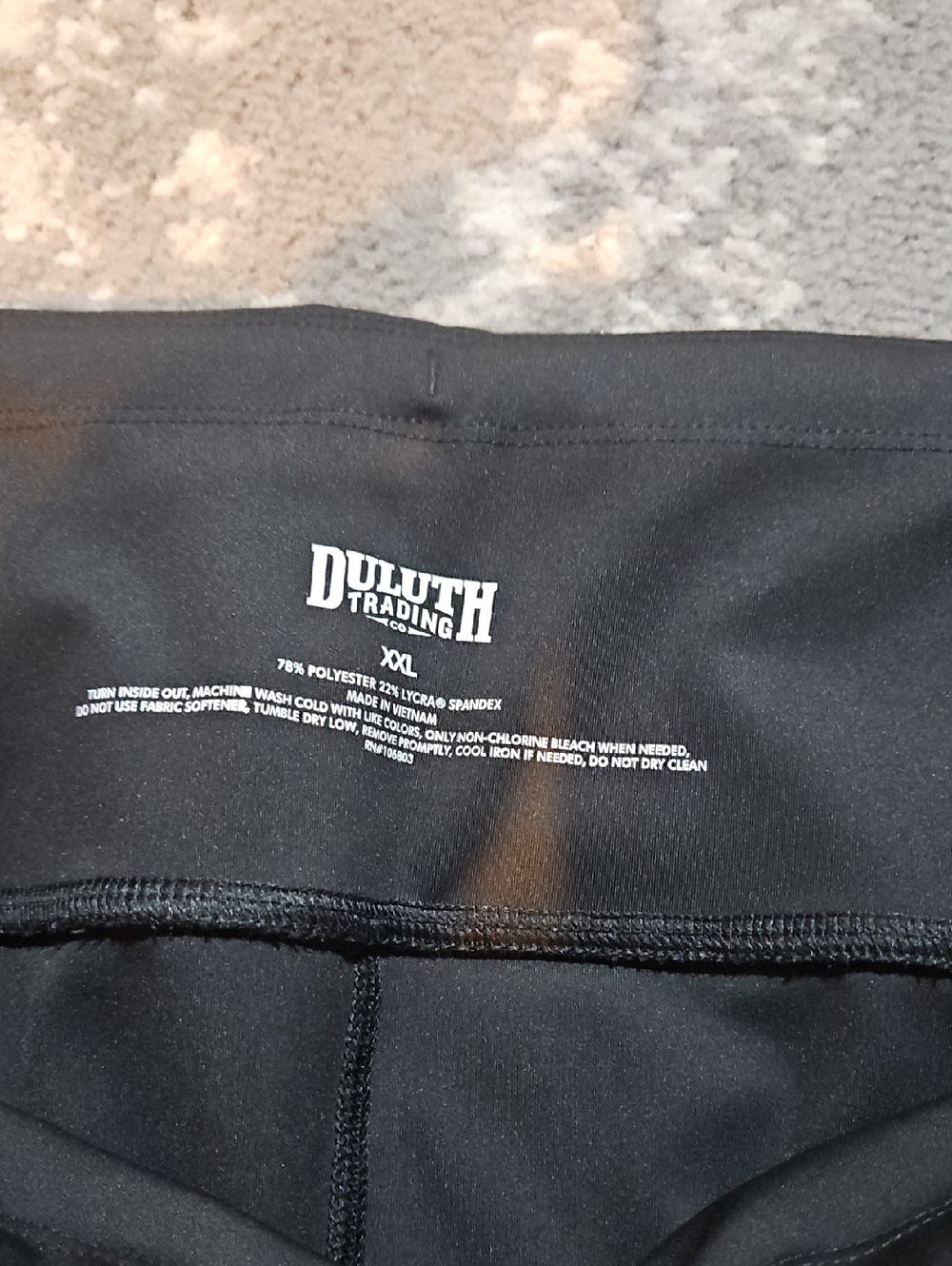 The Duluth Trading Black Active Leggings with Pockets Size XXL - Picture 5 of 6